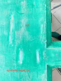 Grove deuken NÁ de reparatie